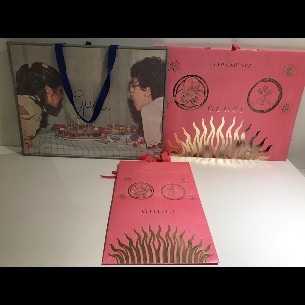 GUCCI Limited Edition Shopping Bags